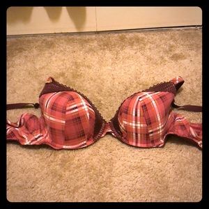 Cacique Plaid Bra 44DD